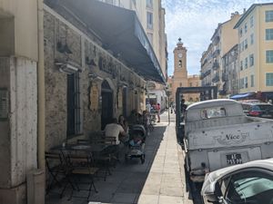 Outside of Chez Pipo at Chez Pipo in Nice