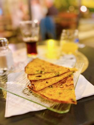 Socca Cébettes  at Chez Pipo in Nice