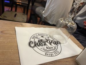 Tradicional restaurant close to the old port    at Chez Pipo in Nice