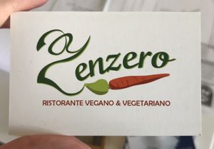 Card at Zenzero in Taranto