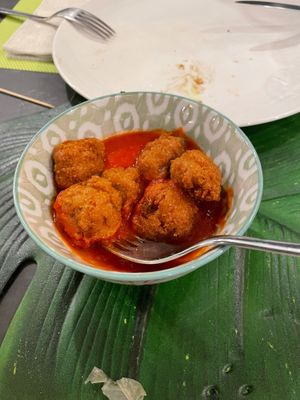 Vegan homemade polpette 🤤 at Zenzero in Taranto