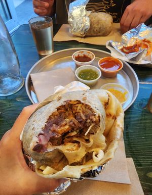 Tacofino SuperVeg Burrito - veganized-  they will now sub guacamole N/C for cheese/mayo! at Tacofino in Victoria