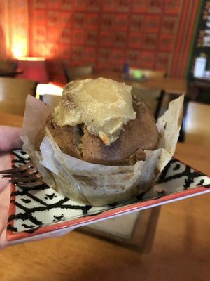 Vegan caramel muffin at The Organic Circle  in Armadale