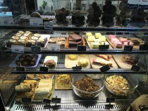 Array of desserts (most raw vegan and gluten free)  at The Organic Circle  in Armadale