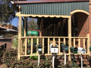 View from the outside  at The Organic Circle  in Armadale