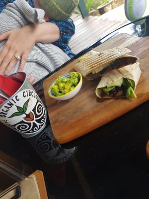 Vegan burrito at The Organic Circle  in Armadale