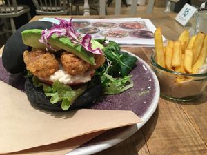 3rd burger on menu at Gelato Pique Cafe in Kyoto