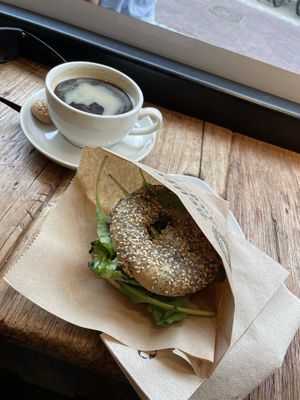   at BetterBagels Bakery in Leiden