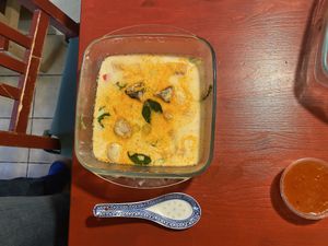 coconut soup with vegetables and tofu at Nammi in Berlin