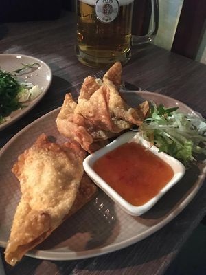 tofu filled crisp bags at Nammi in Berlin