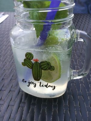 Chan Da (fresh peppermint ice tea with fresh limes) at Nammi in Berlin