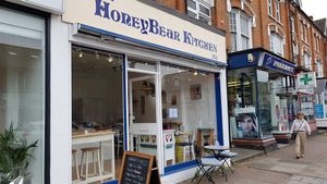 Outside at The Honeybear Kitchen in South West London