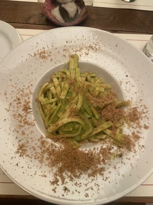 pea pasta  at Ad Forum in Aosta