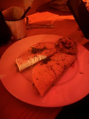 Vegan quesadilla   at El Pachuco in Barcelona