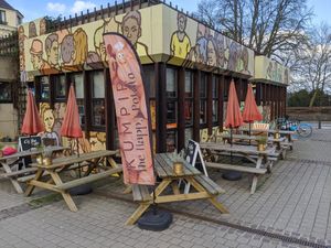 Outside at Kumpir The Happy Potato in Luxembourg City
