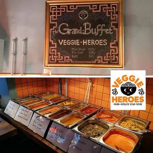 Grand Buffet Crafted By Veggie Heroes at Veggie Heroes - Viktoriagade in Copenhagen