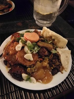 Soooo yummy! Buffet vegan at Veggie Heroes - Viktoriagade in Copenhagen