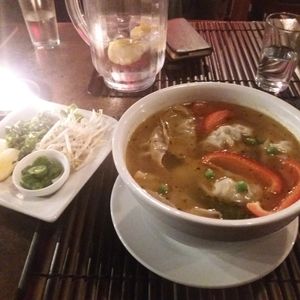 White soup at Veggie Heroes - Viktoriagade in Copenhagen