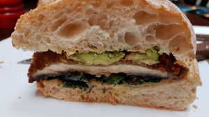 Vegan burger at Haché Burgers in South West London