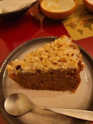 tarta de zanahoria😋 at Armonia in La Paz