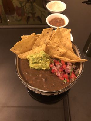 Vegan chili sin carne  at Armonia in La Paz