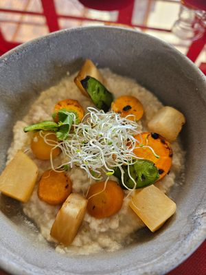 Lunch set at Armonia in La Paz