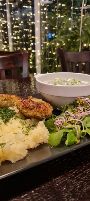 Traditional polish dish at Szczaw & Mirabelki in Poznan