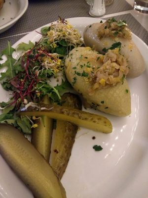 Kartacze z ogórkami kiszonymi at Szczaw & Mirabelki in Poznan