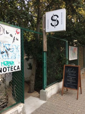 Entrance at Klubojadalnia Młodsza Siostra in Warsaw