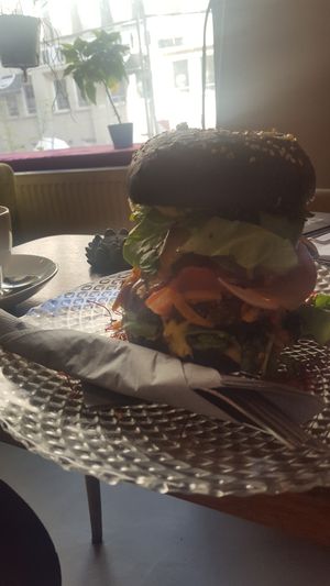 "Burger in scarf" at co Jak co in Poznan