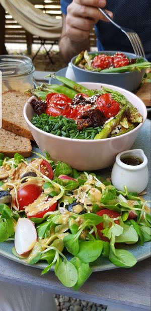 Vegetarian shakshuka at co Jak co in Poznan