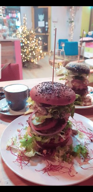 Vege burgers at co Jak co in Poznan