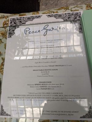 Advance orders for special occasions at Peace-Garden in Ottawa