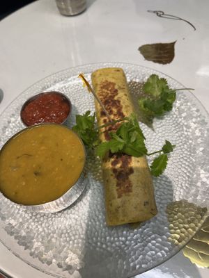 Methi wrap   at Peace-Garden in Ottawa