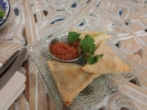 Samosa at Peace-Garden in Ottawa