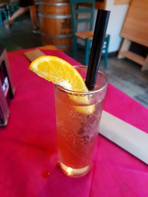 Non-Alcholic Shirley Temple at Fabric in Catanzaro