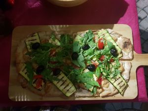 Vegan Pinsa at Fabric in Catanzaro