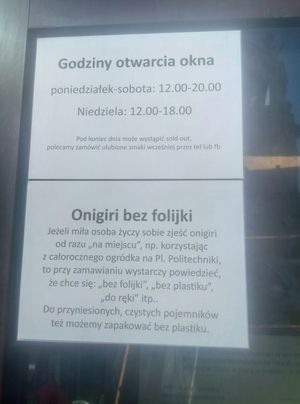  at Niigata Onigiri in Warsaw