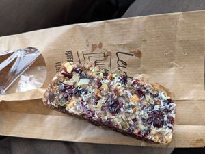 Cranberry and nuts bar at Leut in Oost-vlieland