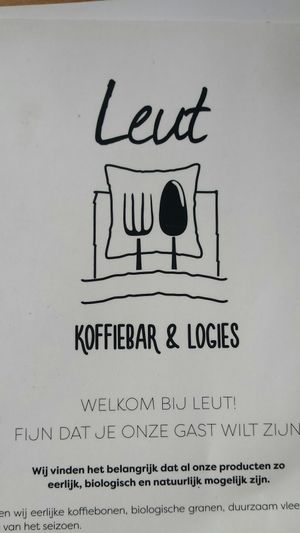 Menu at Leut in Oost-vlieland