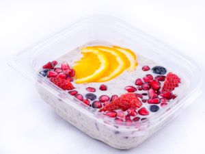 Overnight Oat Meal  at Poke and Co - Central Park Tower in Dubai