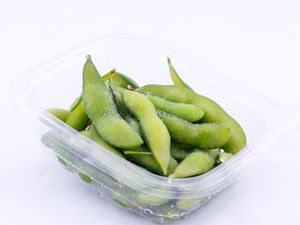 Salted Edamame at Poke and Co - Central Park Tower in Dubai