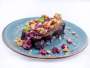 Vegan Banana Bread at Poke and Co in Dubai