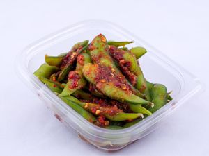 Spicy Edamame at Poke and Co in Dubai