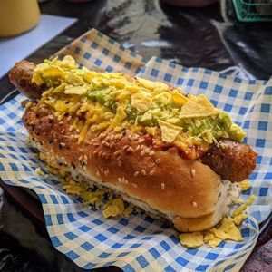 Ultimate Mexican Chorizo Vausages Hotdog 🌭 at Vausages in Lichfield