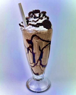 Oreo Tiffin Thickshake at Vausages in Lichfield