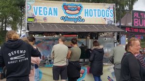 Stall at Vausages in Lichfield