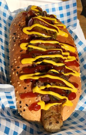 The British Cumberland + Gherkins  at Vausages in Lichfield