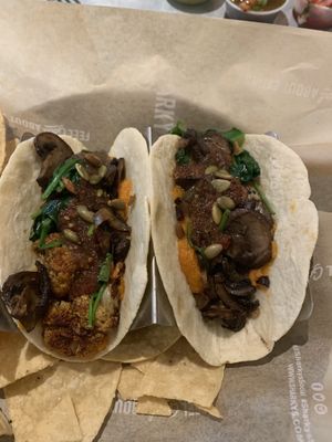 The tacos blew my mind 🤯 SO GOOD!  at Sharky's Woodfired Mexican Grill in Las Vegas