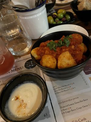 Vegan Patatas Bravas  at Bar Iberico in Nottingham